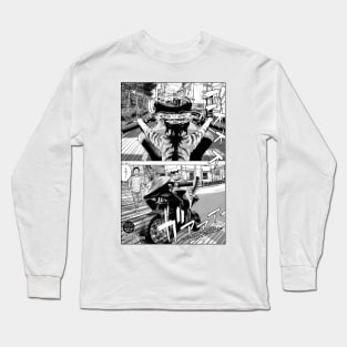 Under Ninja - Cat on bike Long Sleeve T-Shirt